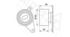 AUTEX 654330 Tensioner Pulley, timing belt